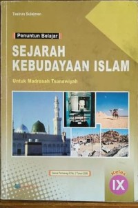 Image of Sejarah Kebudayaan Islam Kelas IX