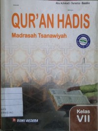 Image of Al-Qur'an Hadis Kelas VII